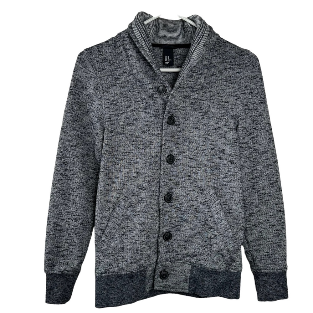 H&M Grey Button Up cardigan Sweater Size XS